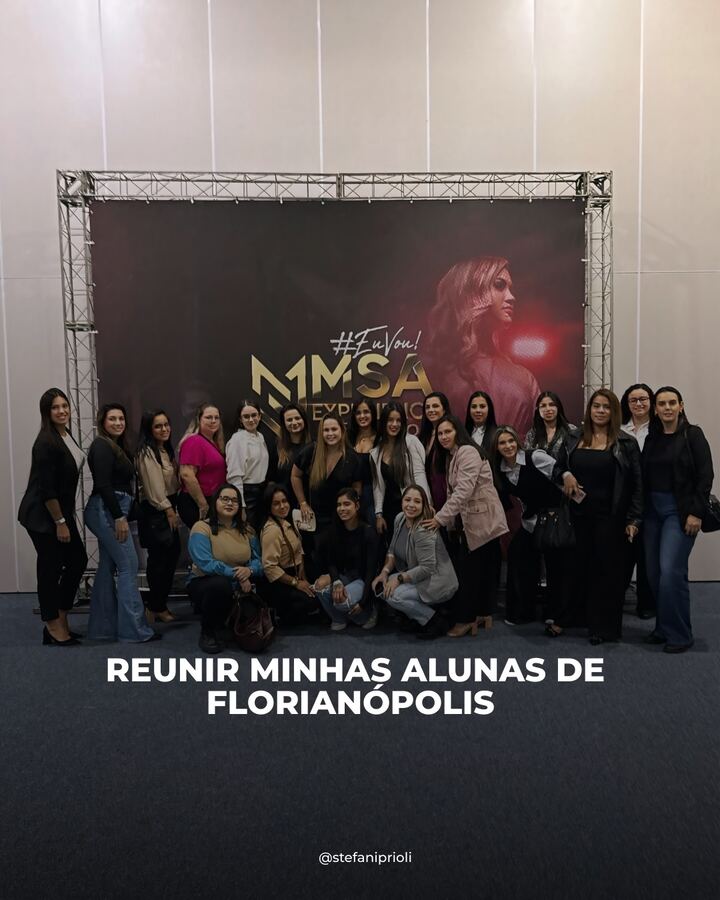 Reunir minhas alunas de Florianópolis